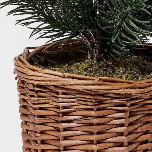 Threshold designed with Studio McGee Large Pine Artificial Tree in Basket‎ - Picture 3 of 4